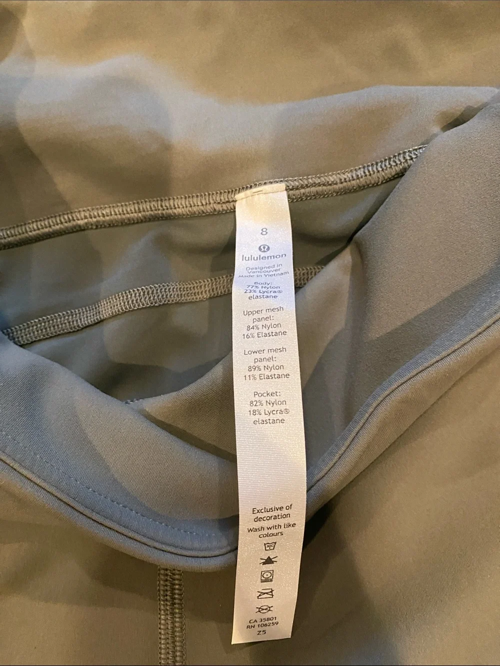 lululemon athletica Olive Green High-Waist Leggings